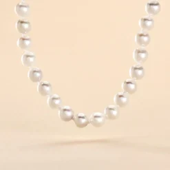 Collier Akoya Or Jaune Perle De Culture D'akoya