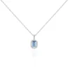Collier Aladin Argent Blanc Oxyde De Zirconium
