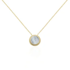 Collier Alyhana Plaqué Or Jaune Nacre