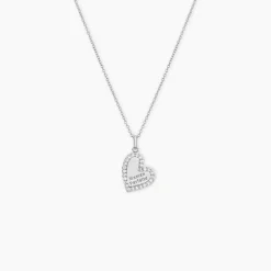 Collier Amadia Argent Blanc Oxyde De Zirconium
