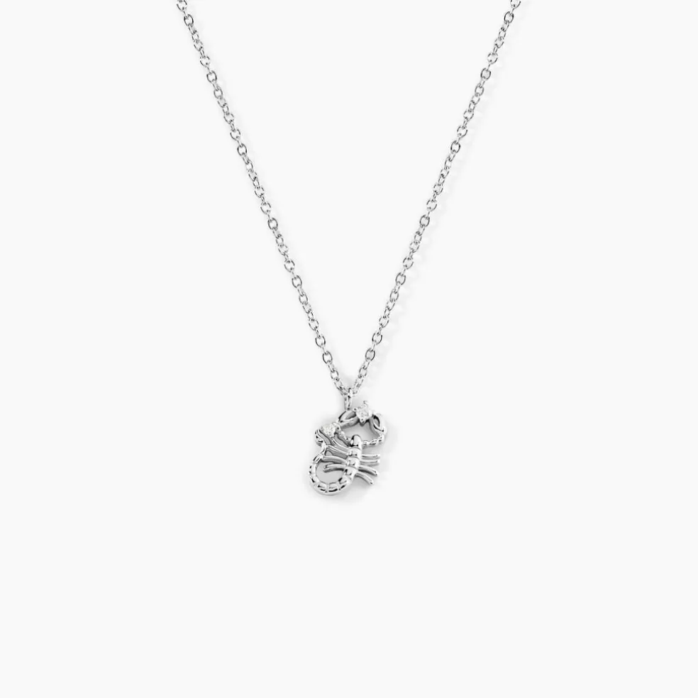 Collier Amalthee Argent Blanc Oxyde De Zirconium