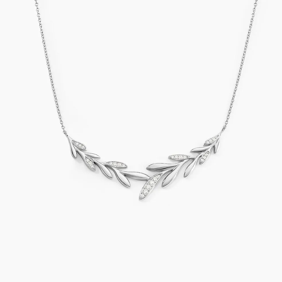 Collier Andeol Argent Blanc Oxyde De Zirconium