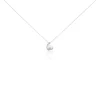 Collier Angel Or Blanc Perle De Culture Oxyde