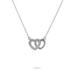 Collier Annae Argent Blanc Oxyde De Zirconium