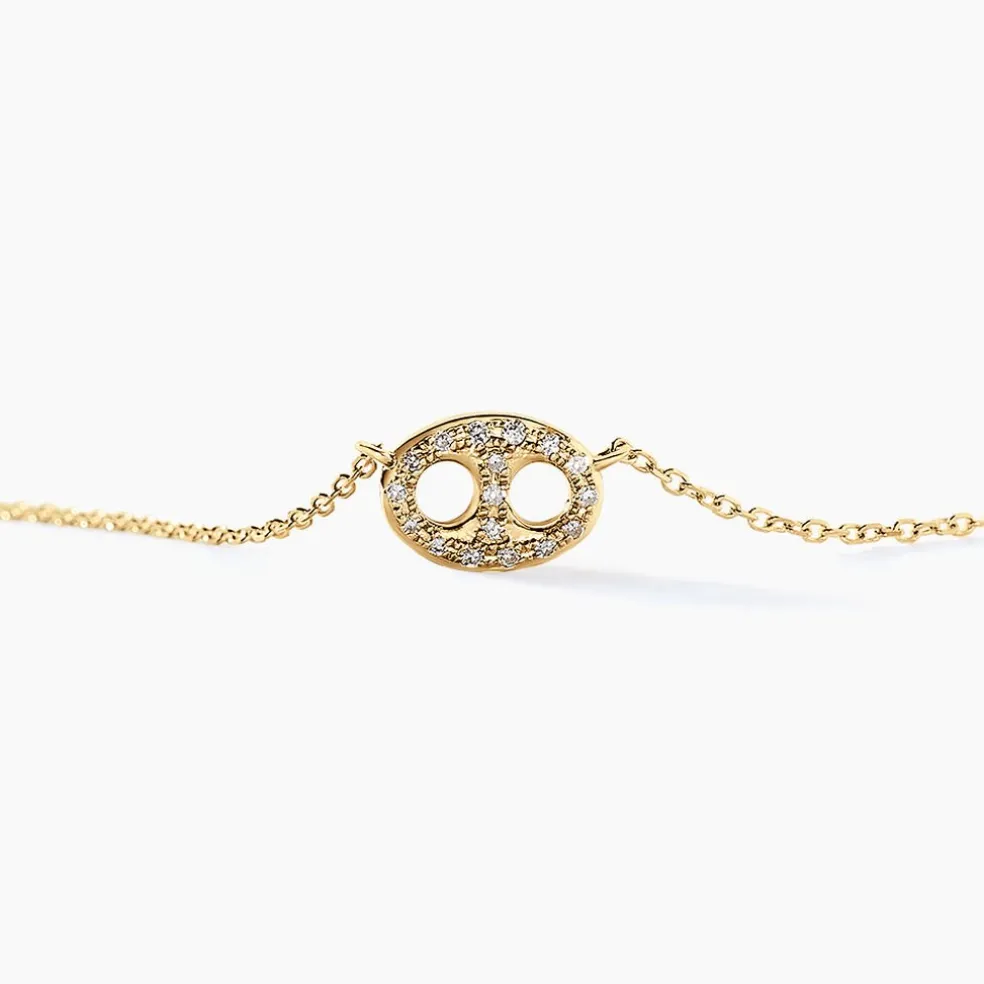 Collier Antun Or Jaune Diamant
