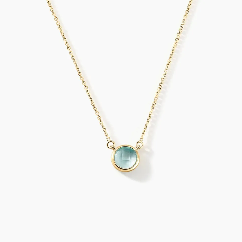 Collier Arenale Or Jaune Topaze