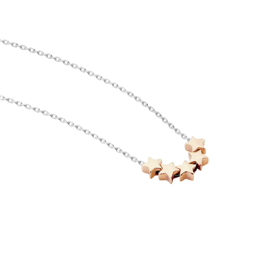 Collier Argent Bicolore Manya