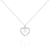 Collier Argent Blanc Armo Oxydes De Zirconium