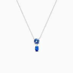Collier Argent Blanc Brenna Oxydes De Zirconium