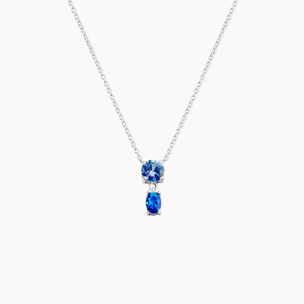 Collier Argent Blanc Brenna Oxydes De Zirconium