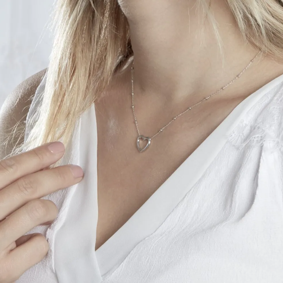 Collier Argent Blanc Gyoso