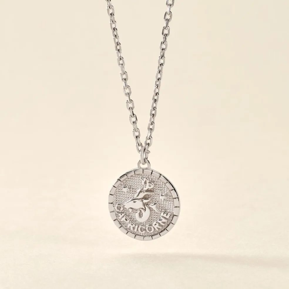 Collier Argent Blanc Hosni