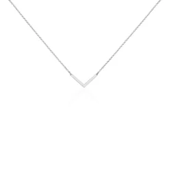 Collier Argent Blanc  Lakia