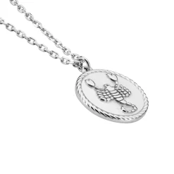 Collier Argent Blanc Lew