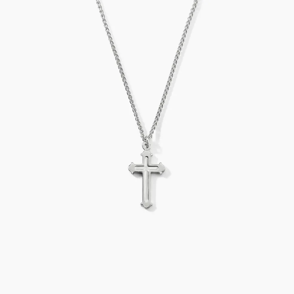 Collier Argent Blanc Nicolaos