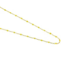 Collier Argent Dore Alize