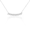 Collier Argent Eugenien Oxydes De Zirconium
