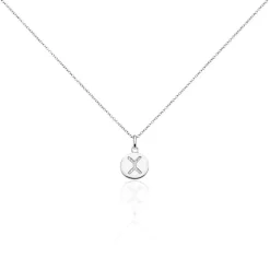 Collier Argent Eugenien Oxydes De Zirconium