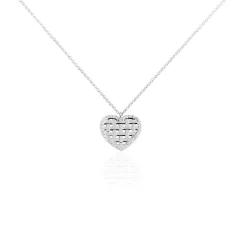 Collier Argent Helenius Oxydes De Zirconium