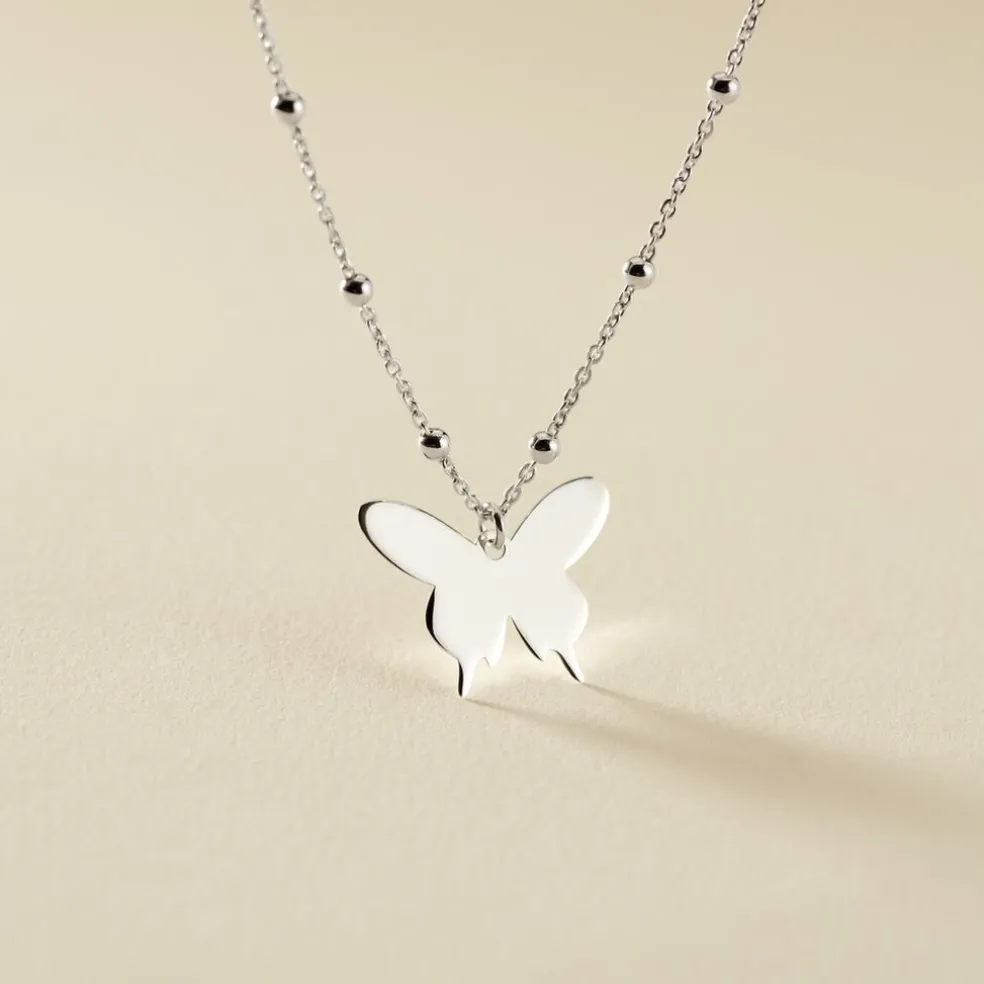 Collier Argent Lauree