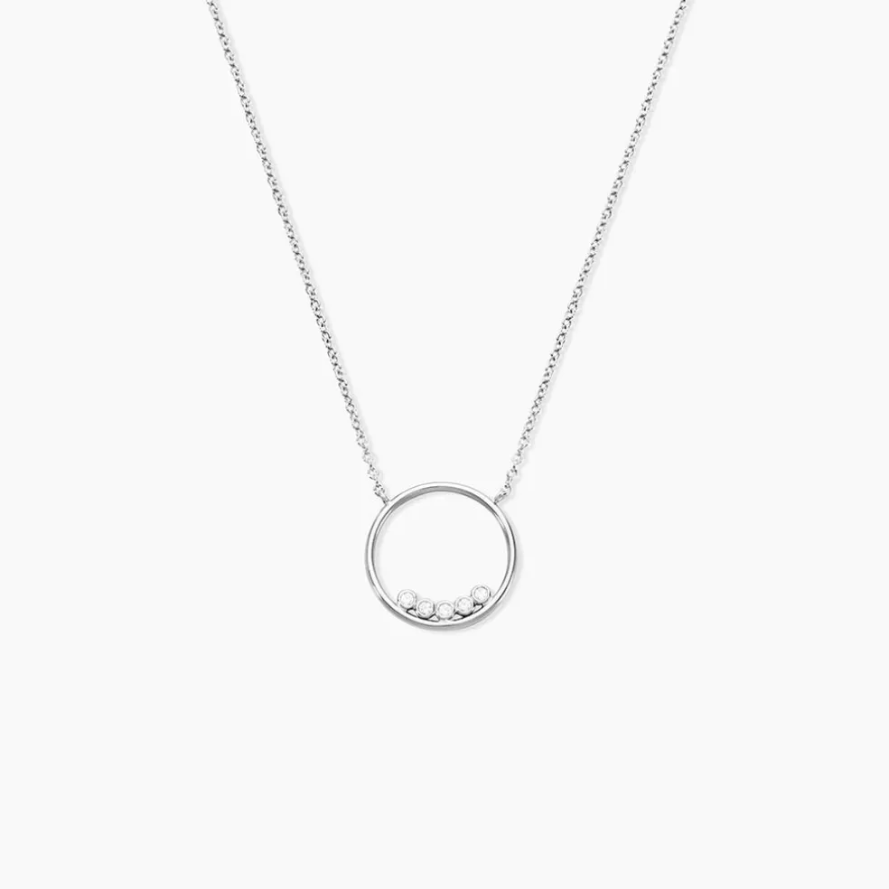 Collier Argent Leonerd Oxydes De Zirconium