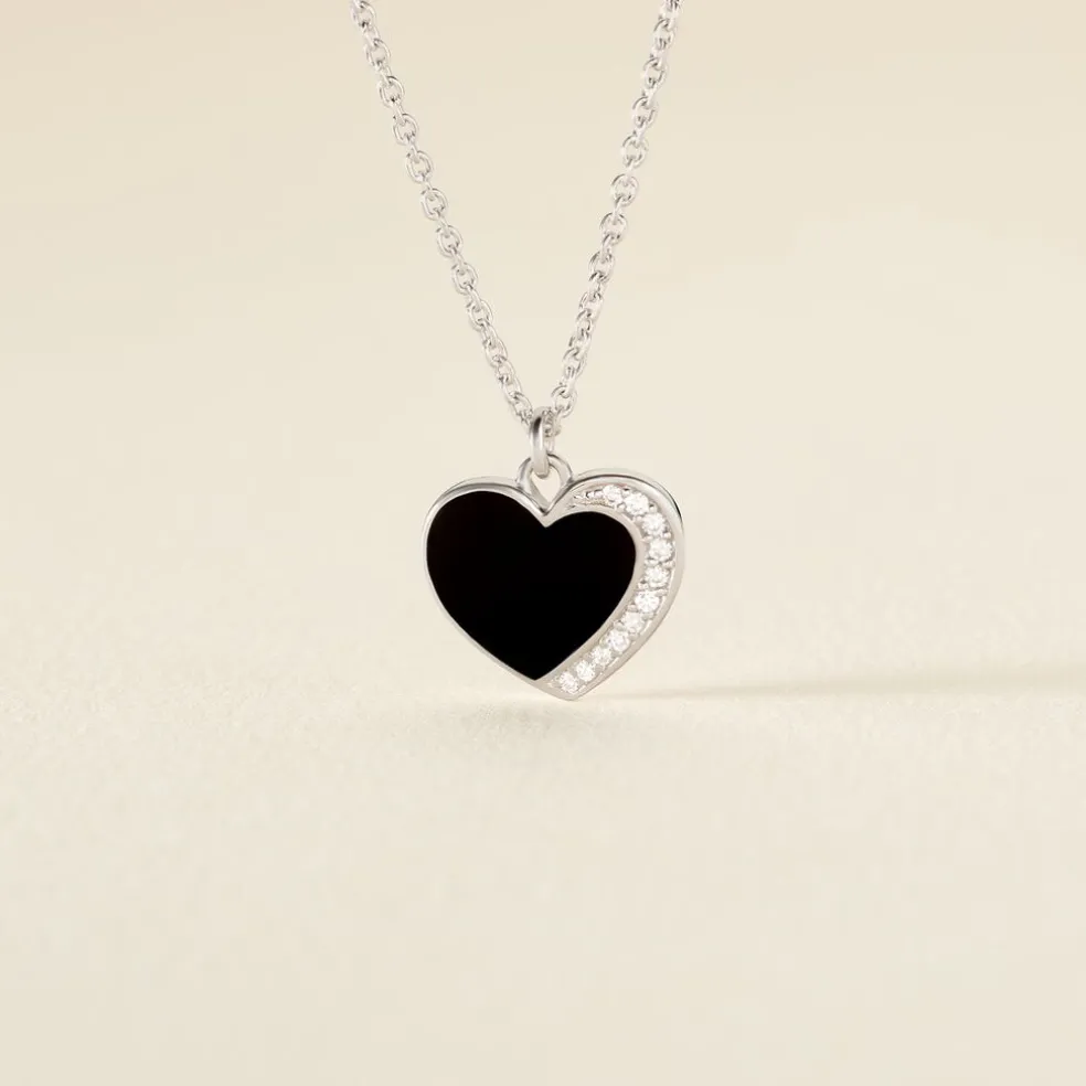 Collier Argent Leonilo Oxydes De Zirconium