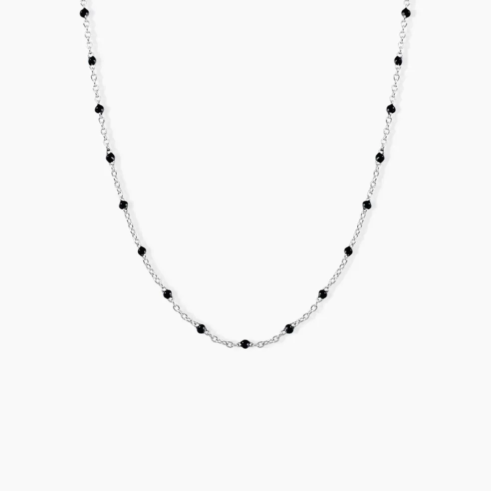 Collier Argent Polka