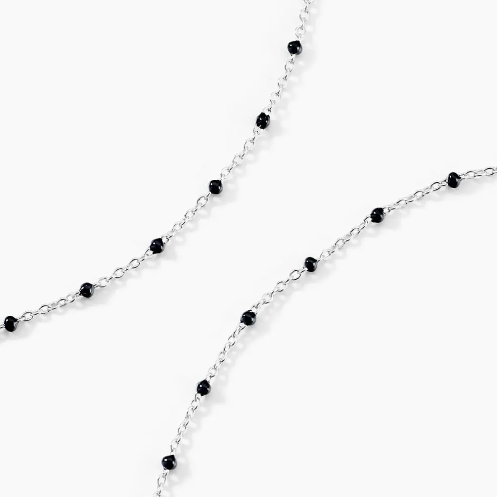 Collier Argent Polka