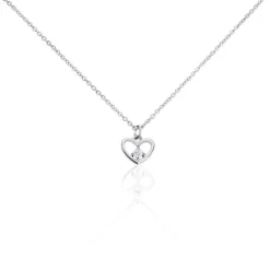 Collier Argent Sabino Oxydes De Zirconium