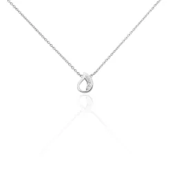 Collier Argent Sylvan Oxydes De Zirconium