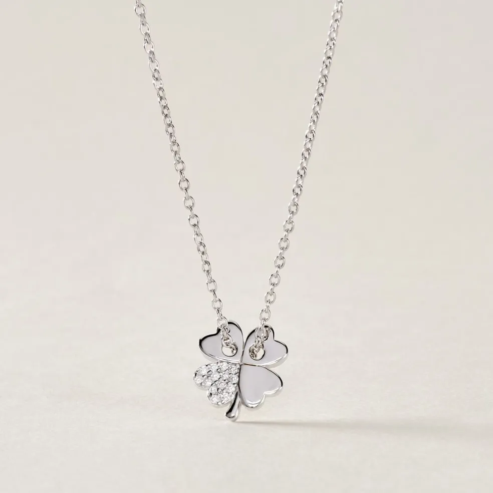 Collier Argent Tancrede Oxydes De Zirconium