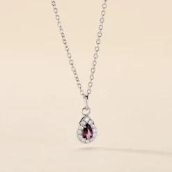Collier Argent Tania Oxydes De Zirconium