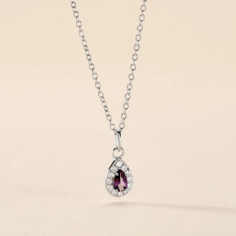 Collier Argent Tania Oxydes De Zirconium