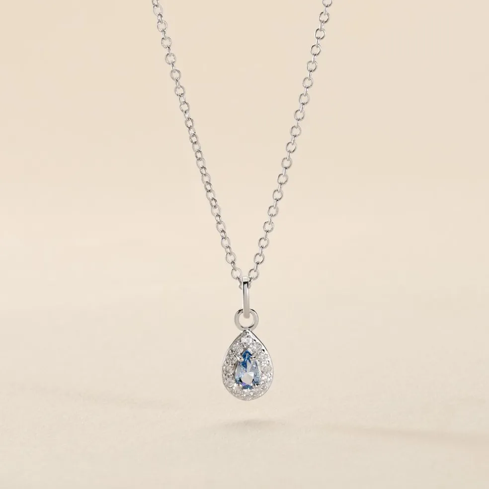 Collier Argent Tania Oxydes De Zirconium