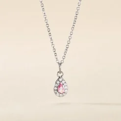Collier Argent Tania Oxydes De Zirconium