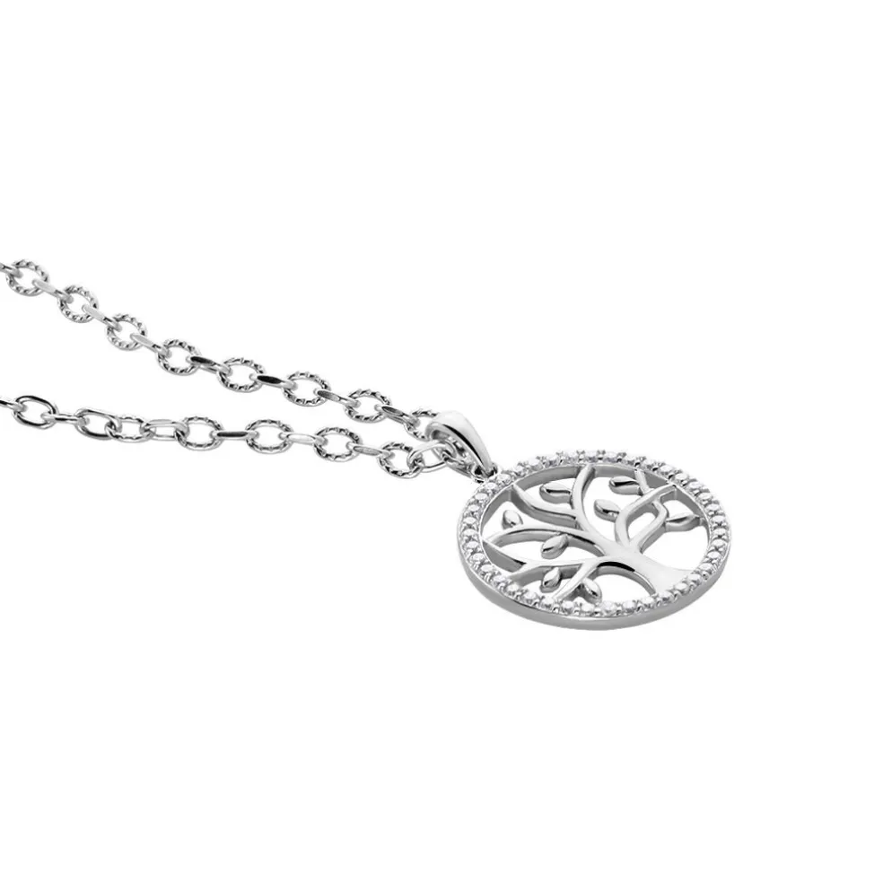 Collier Argent Urcisse Oxydes De Zirconium