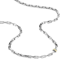 Collier Astrig Or Acier Bicolore