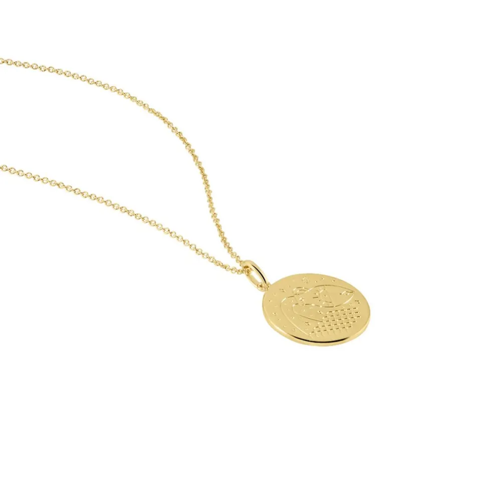 Collier Astro Plaqué Or