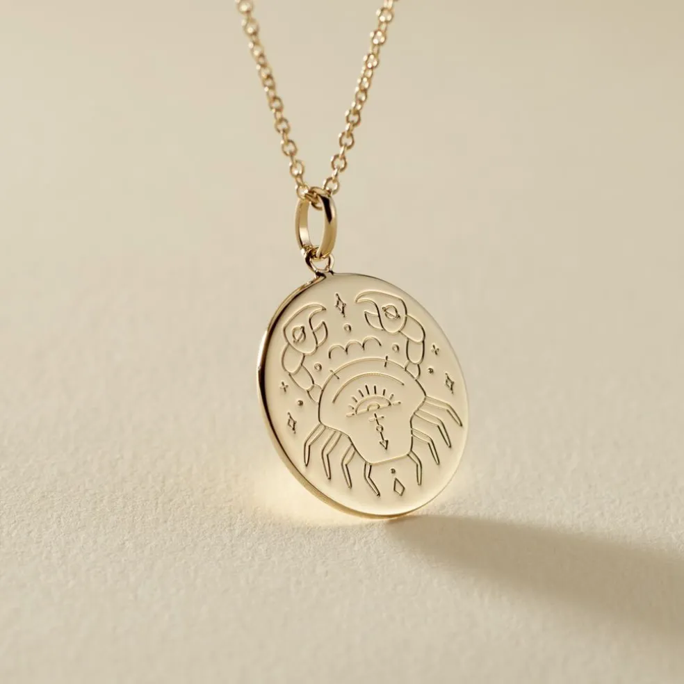 Collier Astro Plaqué Or