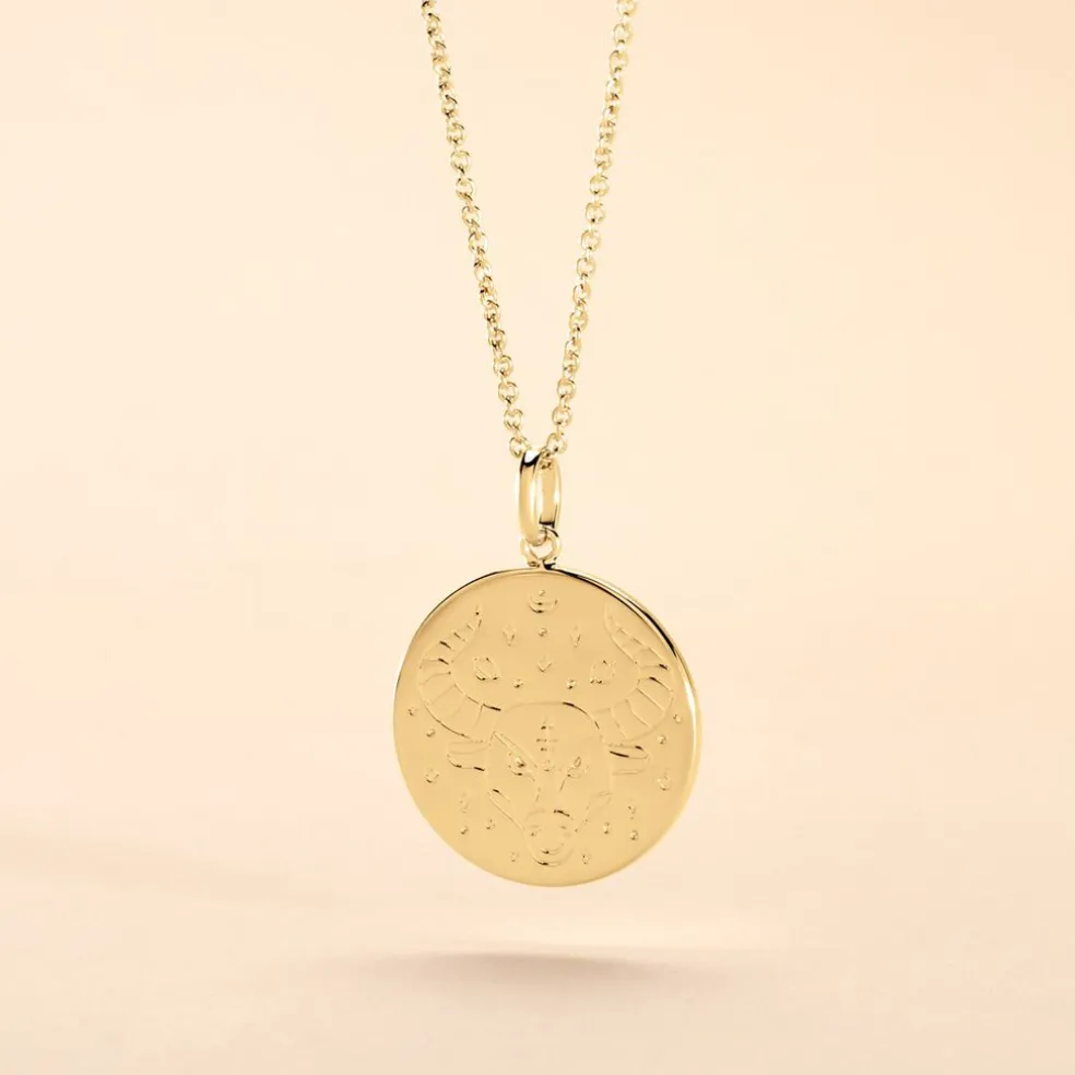 Collier Astro Plaqué Or