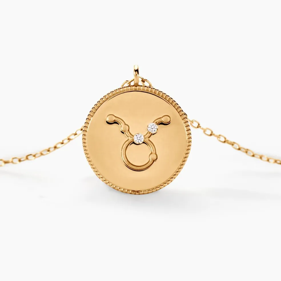 Collier Astrolae Or Jaune Diamant