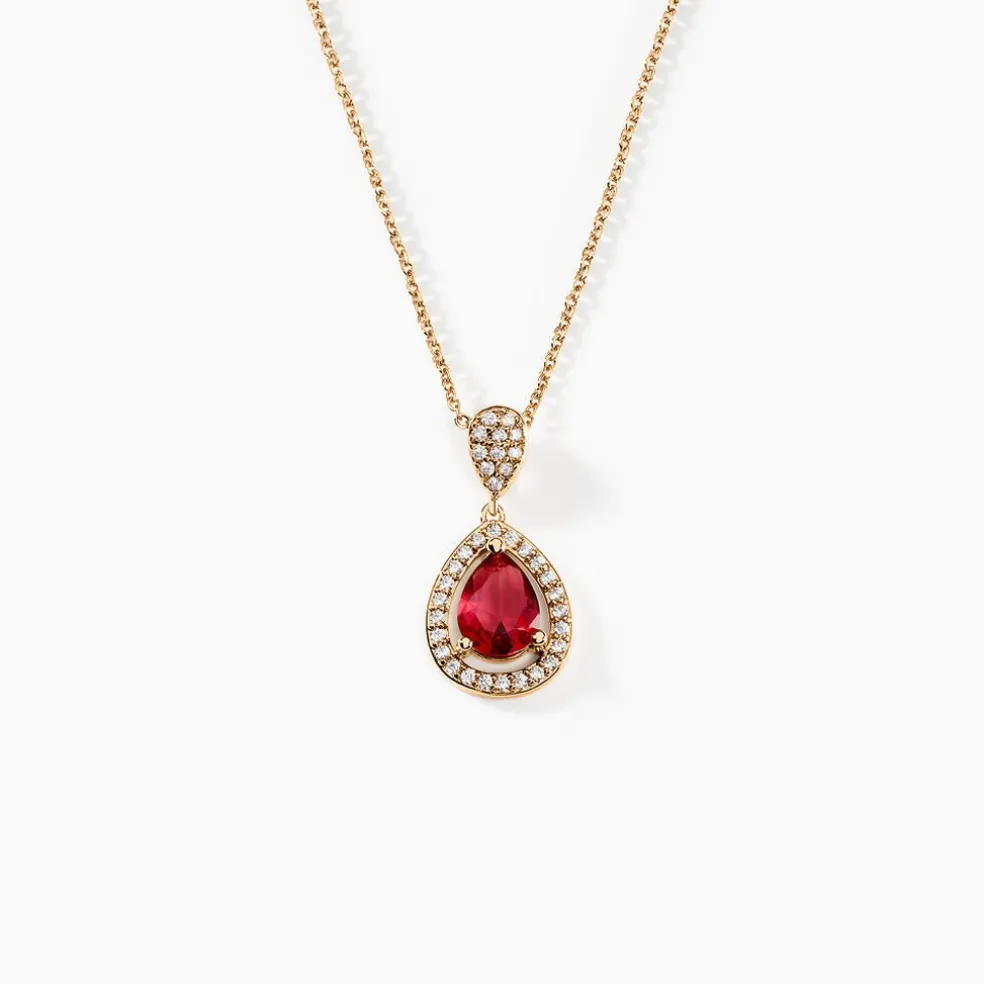Collier Brigita Or Jaune