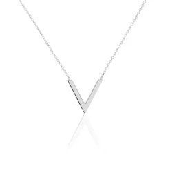 Collier Celene Or Blanc
