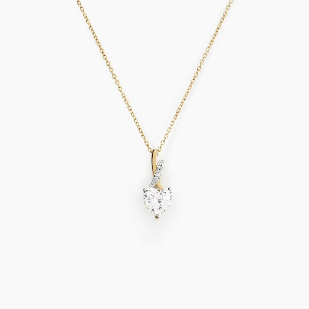 Collier Clothilde Or Jaune Oxyde De Zirconium