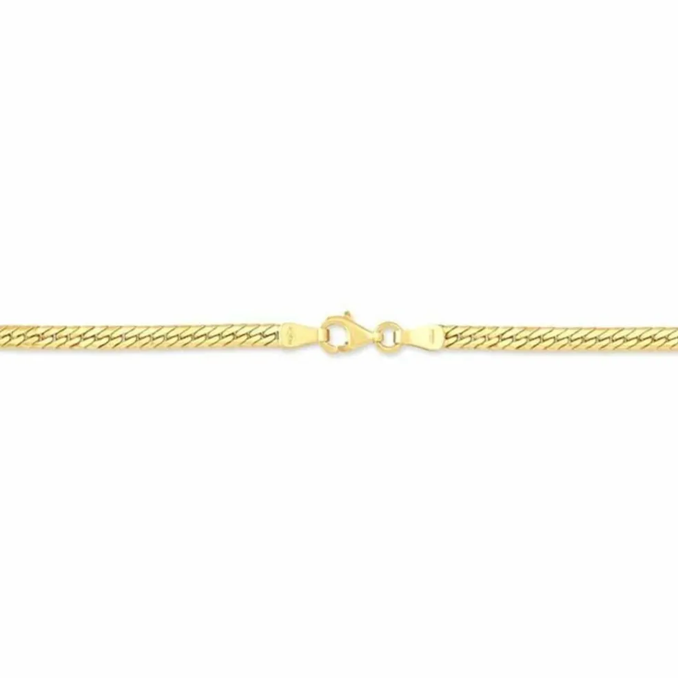 Collier Doline Maille Anglaise Or Jaune