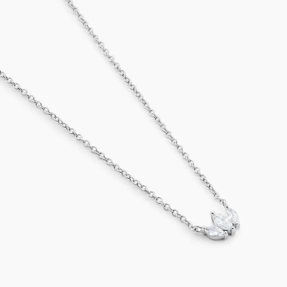Collier Duchesse Argent Blanc Oxyde De Zirconium