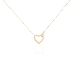 Collier Elanda Argent Rose Oxyde De Zirconium
