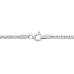 Collier Ivy Maille Haricot Or Blanc
