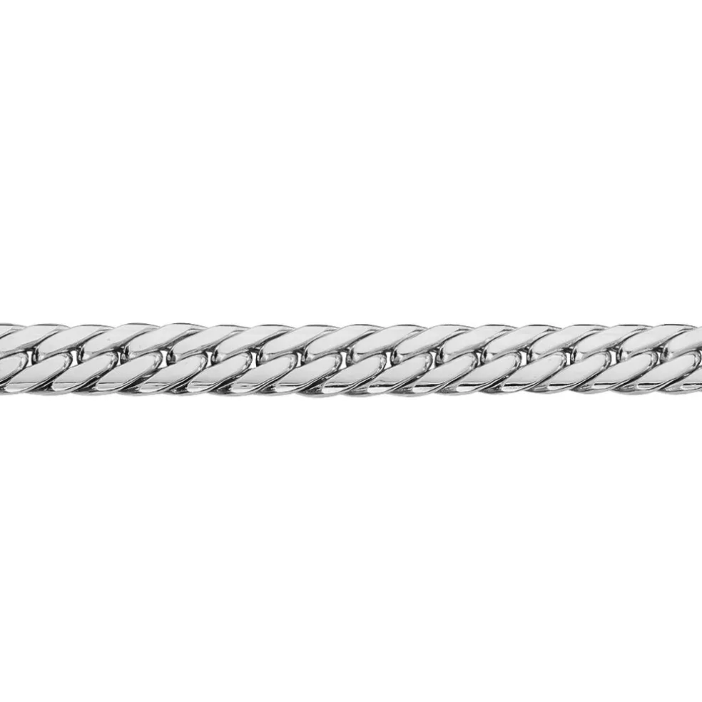 Collier Izel Maille Anglaise Or Blanc