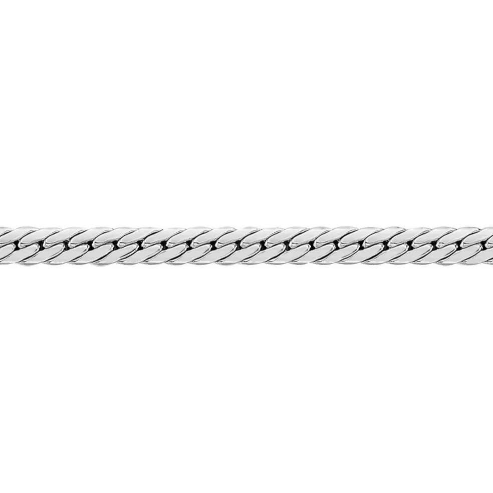 Collier Izel Maille Anglaise Or Blanc